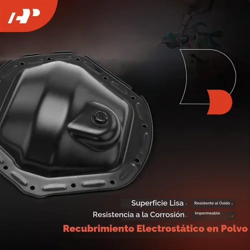 Vista 6 de A-Premium Cubierta de diferencial trasero compatible con engranaje de anillo de 11.5 pulgadas - 2001-2018 - Chevy Silverado 2500 HD 3500 & GMC