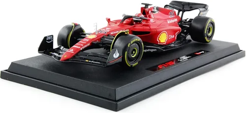 Vista 9 de XTD Bburago 118 Ferrari 2022 F1-75 16 55 F1 - Fórmula de carreras para automóvil de simulación estática de aleación fundida a presión 2022 F1-75 16