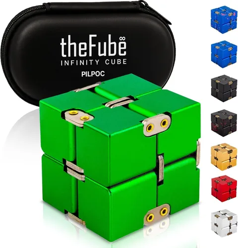 Vista 15 de PILPOC theFube Cubo Fidget con 12 lados - Juguetes prácticos para la ansiedad para niños y adultos - Dados fidget para aliviar el estrés