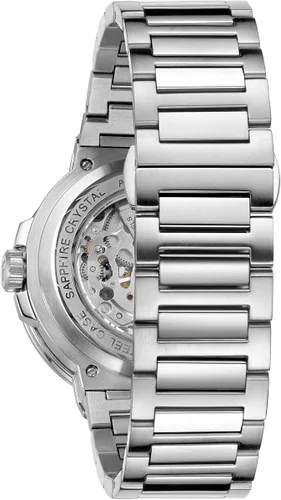 Vista 3 de FIYTA Reloj deportivo clásico de 3 manecillas para hombre, reloj automático de acero inoxidable para hombre, cristal de zafiro sintético, luminoso