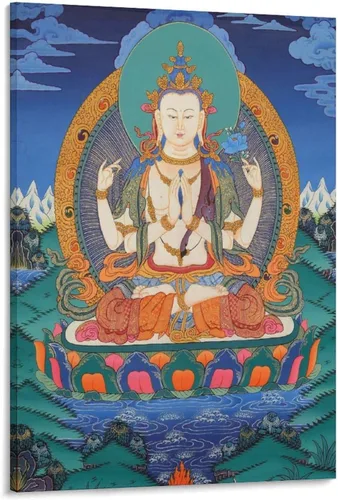 Vista 53 de Póster artístico con texto en inglés «Lord Shiva And His Family» («Lord Shiva And His Family») - Póster decorativo moderno para decorar la pared