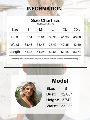 Vista 5 de Vestido largo casual suelto de manga corta con cuello en V para mujer, vestido largo con abertura, vestido de playa de verano con bolsillos