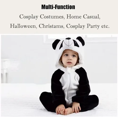 Vista 3 de QIAONIUNIU Halloween Baby Costumes Toddler Onesie Infants Romper Boys Girls Animal Dress Up Clothes 2-36 Months