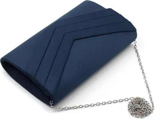Vista 7 de Envelope Evening Bag for Women Genuine Suede Leather Crossbody Shoulder Clutch Purse Gift Box