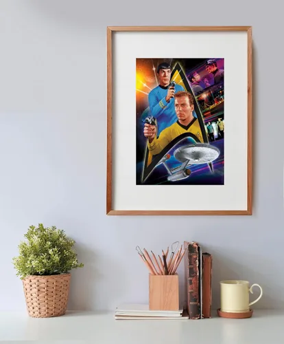 Vista 4 de Clementoni 35141 piezas, rompecabezas para adultos, fabricado en Italia, Star Trek 500