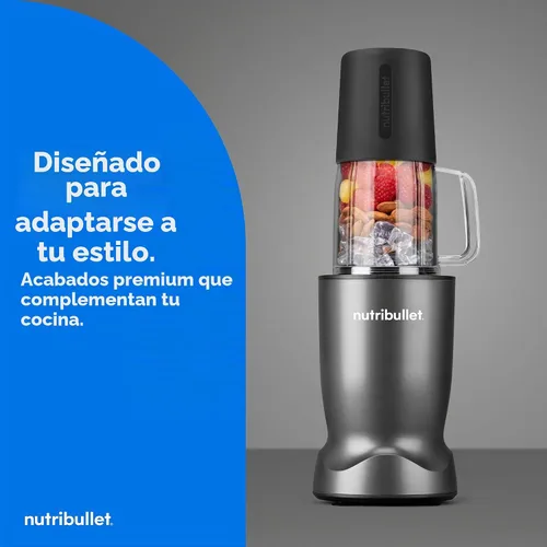 Vista 3 de nutribullet® Turbo Tumbler Edition, Licuadora personal, Gunmetal, NB30400 Pavonado