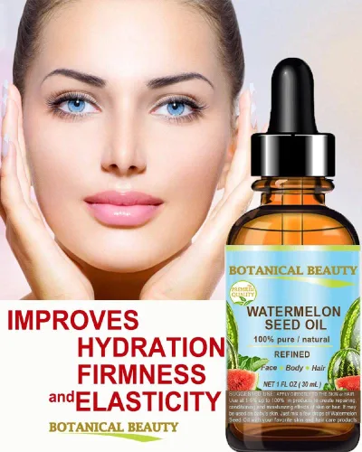 Vista 2 de Botanical Beauty Aceite de transportador de semillas de sandía egipcia Aceite de los Reyes Egipcios 100% puro natural prensado en frío virgen sin