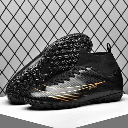 Vista 3 de XIUNCHH Soccer Cleats Mens Football Cleats Women Unisex-Cleats Soccer Shoes for Big Boy AG TF