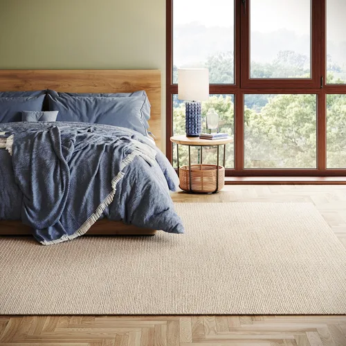 Vista 2 de Dash & Albert Hades Soumak Jute Rug, 2' X 3', Ivory Solid