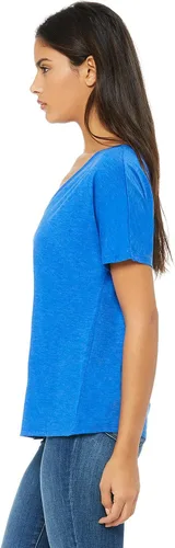 Vista 3 de Bella + lona para mujer Flowy Simple cuello en V8815