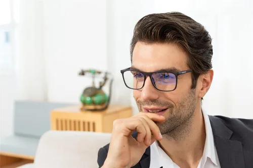 Vista 5 de K KENZHOU Paquete de 5 lentes de lectura con bloqueo de luz azul para mujeres/hombres, antidolor de cabeza, deslumbramiento/fatiga ocular, anteojos