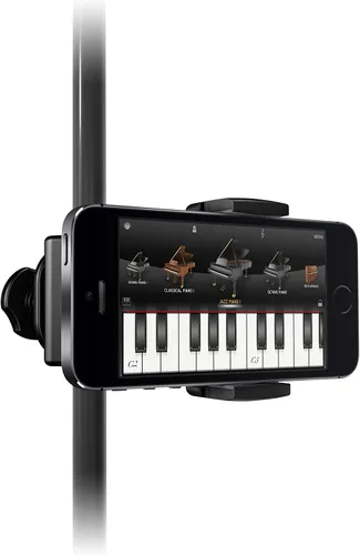 Vista 7 de IK Multimedia iKlip Xpand Mini soporte para micrófono con soporte para teléfono, compatible con teléfonos inteligentes iPhone y Android de 3.5" a