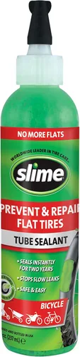 Vista 5 de Slime 10193 Sellador de reparación de pinchazos de neumáticos y tubos, 2 en 1, botella de 16 onzas y sellador de reparación de pinchazos de tubo