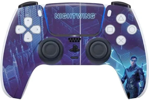 Vista 13 de Skinit Decal Gaming Skin Compatible with PS5 Controller - Officially Licensed DC Comics Gotham Knights Characters Design