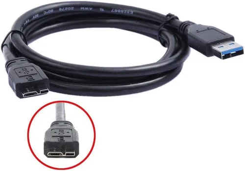 Vista 4 de MaxLLTo Cable de datos de sincronización de PC USB 3.0 de 3 pies para disco duro externo Seagate HDD HDD Cable de unidad de disco duro