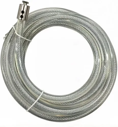 Vista 9 de eplacement Cable for Weighted Jump Rope, 2lb Stainless Steel Wire with polyvinyl chloride Coating for Heavy Jump Ropes.14mm Thick in Different long