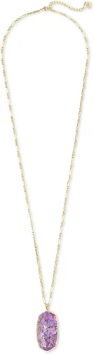 Vista 2 de Kendra Scott - Collar facetado Reid, largo, dije para mujer