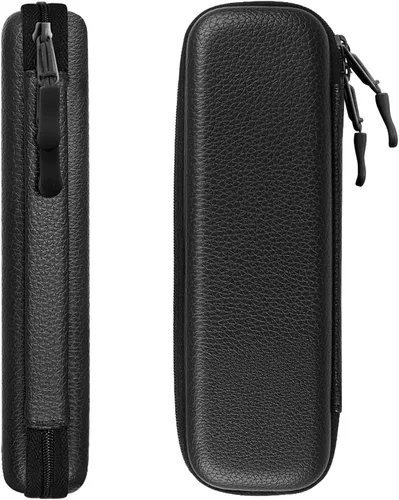 Vista 4 de Fintie - Funda de piel sintética para Apple Pencil Pro, USB-C/1ª/2ª generación Lightweight Protective Bag, Anti-Scratch, Fits Pen, USB Cable &