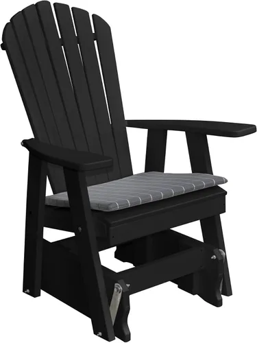 Vista 13 de Furniture Barn USA Poly Adirondack - Silla deslizante color azul Aruba Azul (Aruba Blue)