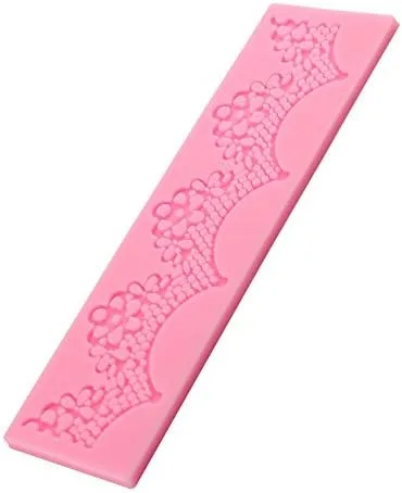Vista 3 de El Sr. S tienda 1pcs silicona Cake Lace Mold Cake Silicone Mat Moule moldes de silicona para fondant cake Baking Decorating Tool
