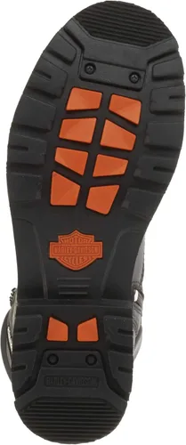 Vista 5 de Harley-Davidson Riddick D98308 Botas de moto negras con cordones de 8 pulgadas para hombre