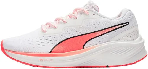 Vista 3 de PUMA Zapatillas deportivas con gráficos de aviador para mujer, Blanco