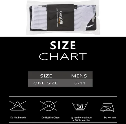 Vista 5 de 13 pares de calcetines de fútbol antideslizantes para hombre, almohadillas de agarre, calcetines atléticos para fútbol, baloncesto, deportes