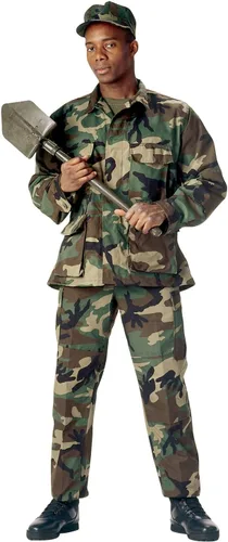 Vista 44 de Rothco: pantalones tácticos BDU – Pantalones cargo resistentes para senderismo al aire libre, EDC, uniforme de trabajo Uniforme de combate