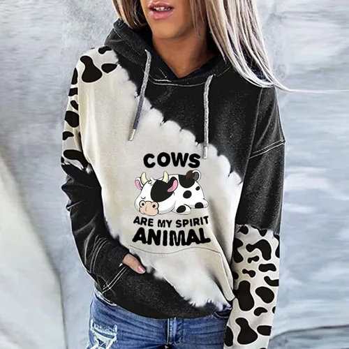 Vista 114 de Sudaderas con capucha para mujer, con cuello de botón, sin botones, con cordón, manga larga, lindas, ropa para adolescentes y niñas