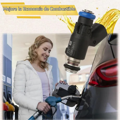 Vista 6 de 12613411GM Inyectores de combustible flexibles Flex, Compatibles con/Chevy 5.3L Tahoe Silverado Avalanche 2010 2011 2012 2013 2014, Compatibles