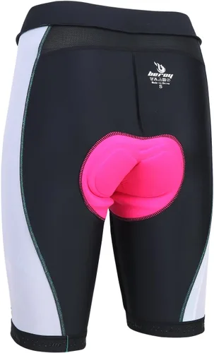 Vista 7 de beroy Cycling Shorts for Women with 3D Gel Pad Breathable Bike Shorts with Rear Mesh Panel