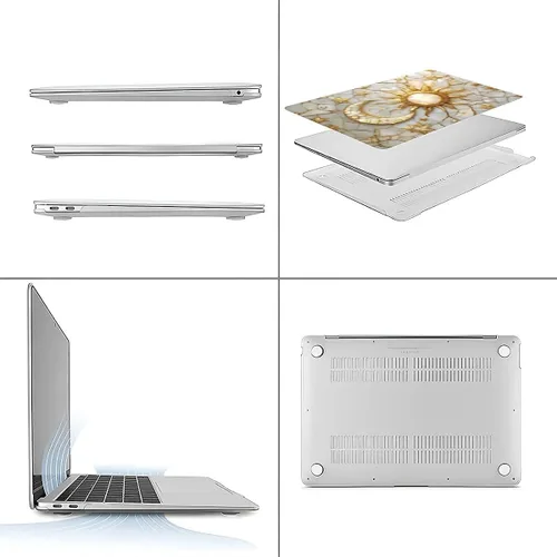 Vista 26 de Funda para computadora MacBook Pro de 13 pulgadas, modelo A1425/A1502, modelo A1425/A1502, diseño de primera calidad, funda rígida para laptop 3D 3D