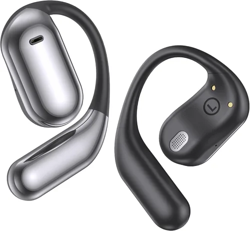 Vista 7 de Auriculares inalámbricos Bluetooth ultra abiertos, ergonómicos Pro sobre la oreja con diseño de silicona similar al aire, auriculares de conducción