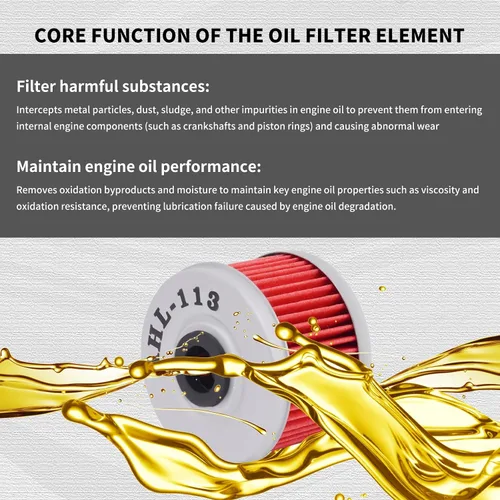Vista 5 de AHL 113 Filtro de aceite para Honda TRX300EX TRX300 EX 1993-2008 TRX200D FOURTRAX 200 1990-1997 TRX 250 1987 TRX250X 1989-1990 TRX300EX FOURTRAX