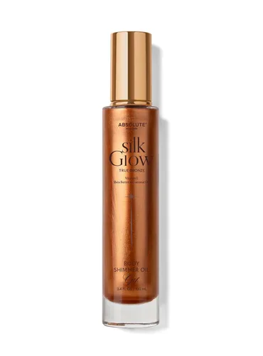 Vista 21 de Absolute New York - Silk Glow Shimmer Mist Glow, radiante, brillo para cuerpo, cara y cabello, manteca de karité, aceite de coco, vitamina E