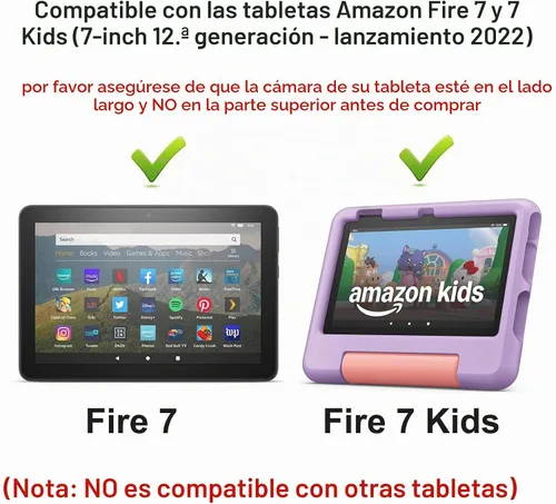 Vista 2 de Protector de pantalla para tableta de 7 niños (versión 2022), protector de pantalla de vidrio templado para tableta de 7 pulgadas, paquete de 2