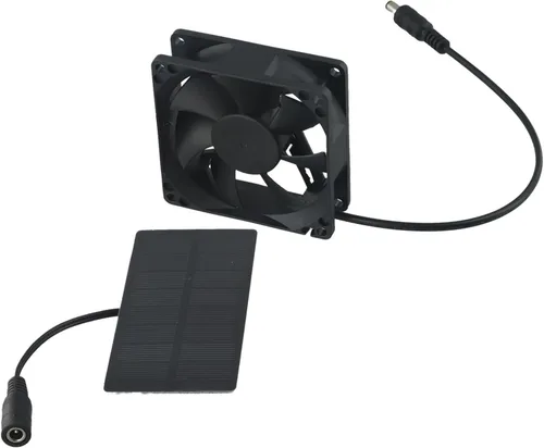 Vista 9 de Kit de ventilador de ventilación solar 10W, ventilador de panel
