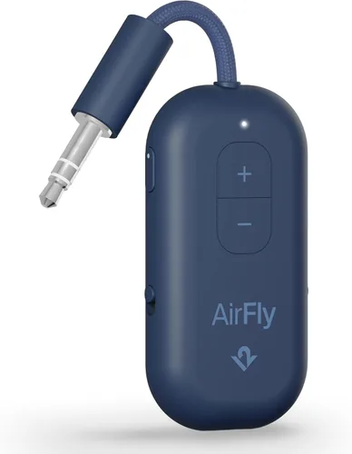 Vista 22 de Twelve South AirFly Pro Adaptador Transmisor/Receptor Bluetooth Inalámbrico para 2 Auriculares, Compartir Audio, Compatible con Jack Auxiliar