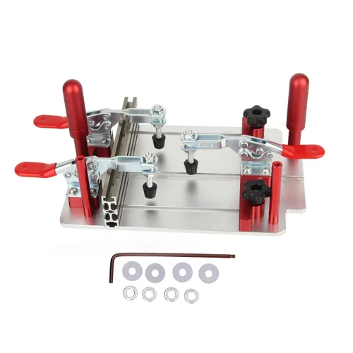 Vista 8 de Trineo de afrontamiento de la tabla del enrutador, Trineo de aluminio de la tabla del enrutador, trineo profesional de la seguridad del carril que