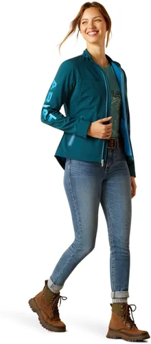 Vista 32 de Ariat Chaqueta Softshell para mujer New Team Negro