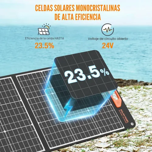 Vista 3 de el panel solar portátil 200W para el generador de la central eléctrica, flexible ultra ligero Foldable Solar Panel Kit, Lightweight