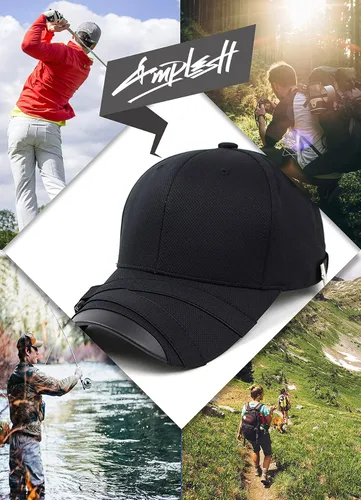 Vista 8 de Teamlife Max Cool Air Ventilation Mesh Back Performance Sport Gorra de béisbol al aire libre para hombre y mujer