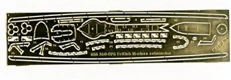 Vista 4 de Micro Mir ***Submarino británico Clase M 1/350 350-025