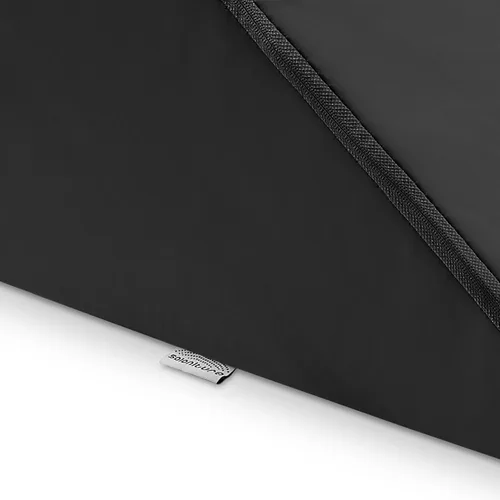 Vista 5 de Saloniture Cojín de mesa de masaje triangular con cuña para debajo de la rodilla, extra grande, 19 x 12 x 20 x 15.5 pulgadas, color negro