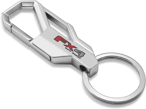 Vista 6 de iPick Image for Ford F-150 FX4 Off Road Carabiner-style Snap Hook Metal Key Chain