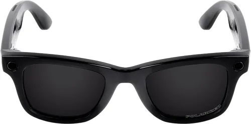 Vista 2 de Lentes de repuesto UV400 para gafas de sol inteligentes Ray-Ban Meta Wayfarer (Gen 2) RW4012 de 1.969 in Negro sólido