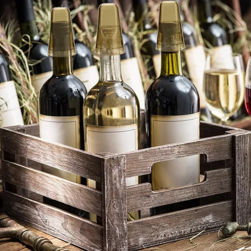 Vista 5 de ZEAYEA 24 fundas universales para botellas de licor, translúcidas para verter botellas de polvo, tapas de plástico para verter polvo para el hogar