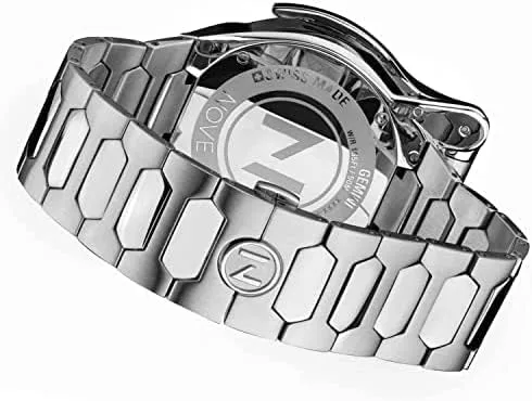 Vista 4 de NOVE Gemini Swiss Made Dual face Watch for Men & Women, 50m Water Resistance, Dual-Timezone, Sapphire Crystal, Super LumiNova Hands, Stainless Steel