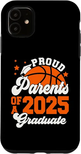 Vista 8 de iPhone 16 Parents of a 2025 Graduate Senior Graduation Basketball Case