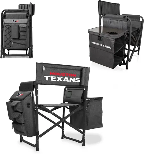 Vista 40 de PICNIC TIME NFL NFL Fusion - Silla de campamento unisex para adultos, con mesa auxiliar y enfriador suave, silla de playa para adultos, silla
